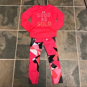 Under Armour Girls Legging & Top Set 5/6